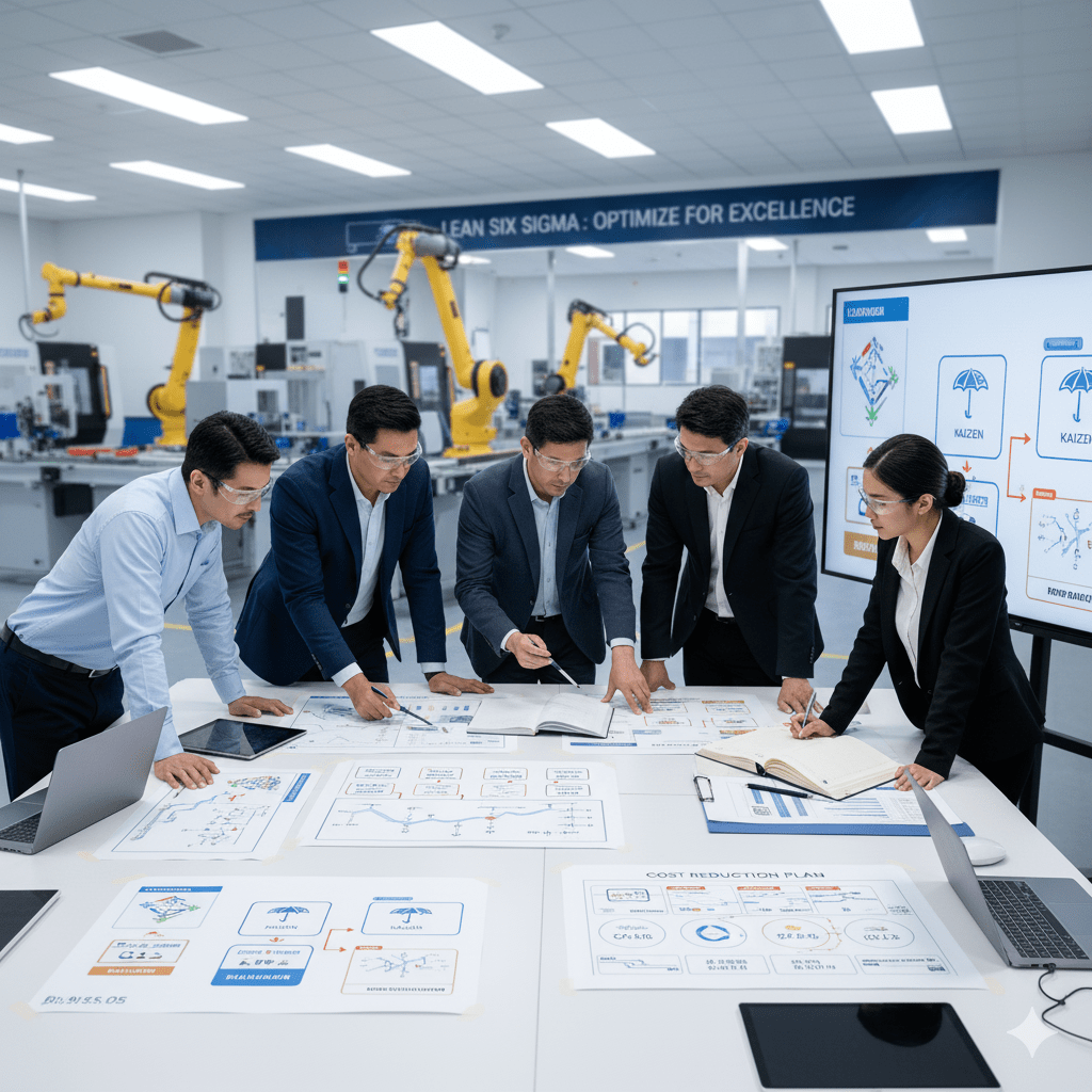 Maliyet iyileştirme eğitimi için kurumsal eğitim görseli