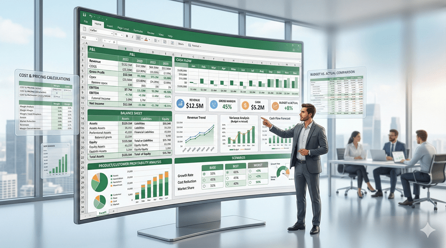 Finansçılar İçin Excel Eğitimi ve Modelleme