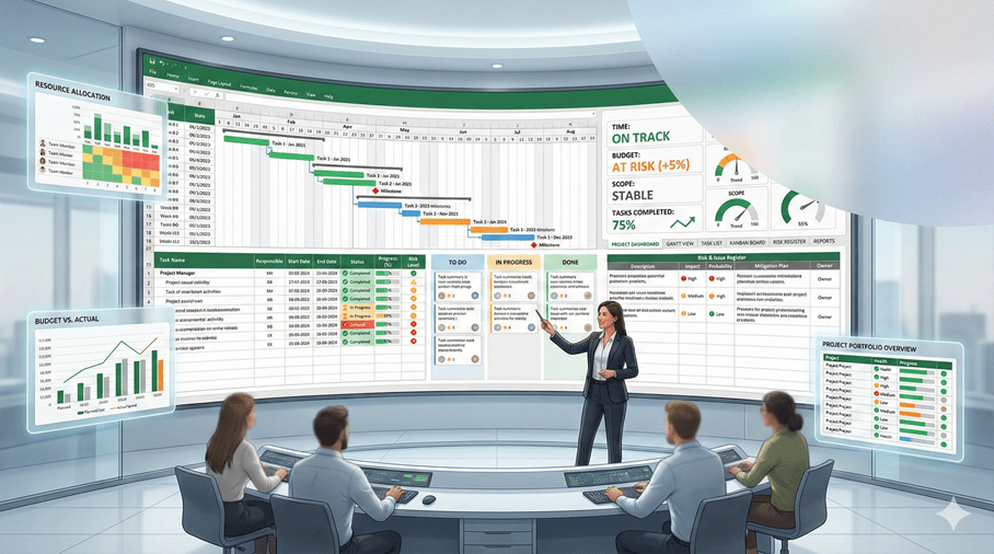 Proje Yönetimi İçin Excel Eğitimi ve Planlama